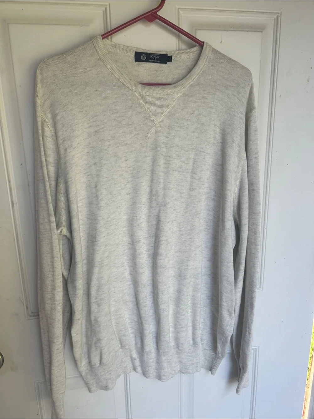 J. Crew Men’s Crewneck Sweater in Heather Gray